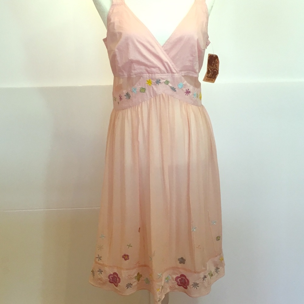 Lapis Silk Dress